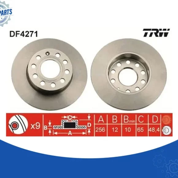 DISQUE DE FREIN AR GOLF 5/6