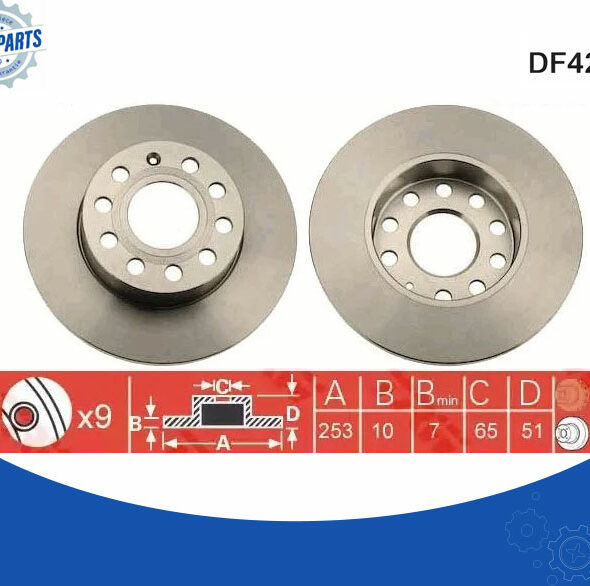 DISQUE DE FREIN AR GOLF 5/6