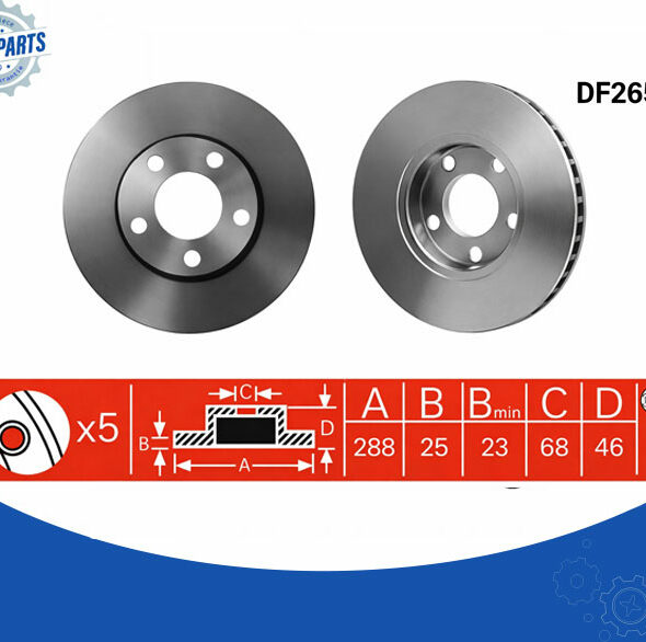DISQUE DE FREIN AVANT A4