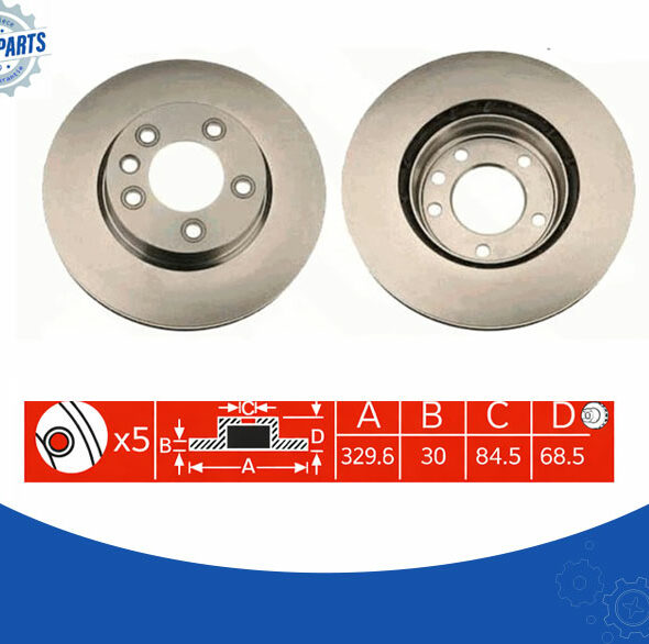 DISQUE DE FREIN AVANT GAUCHE TOUAREG Q7